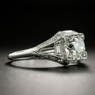 Art Deco 1.25 Carat Diamond Engagement Ring - GIA J VS2