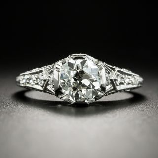 Art Deco 1.25 Carat Diamond Engagement Ring - GIA K VS2 - 2