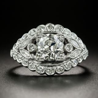 Art Deco 1.30 Carat Diamond Engagement Ring - GIA I SI1 - 1
