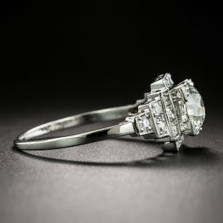 Art Deco 1.38 Carat Diamond Engagement Ring - GIA J VS2