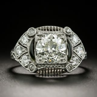 Art Deco 1.39 Carat Diamond Engagement Ring - 2