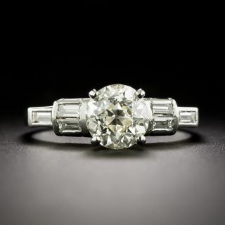 Art Deco 1.45 Carat Diamond Engagement Ring by C.J. Auger - GIA M VS2 - 4