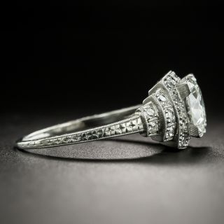 Art Deco 1.58 Carat Diamond Engagement Ring - GIA H VS2