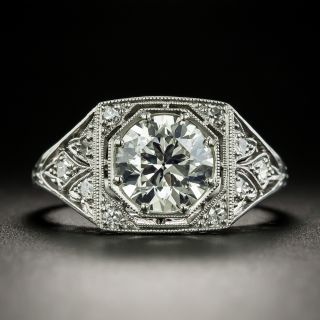 Art Deco 1.72 Carat Diamond Engagement Ring - GIA J VS2 - 2