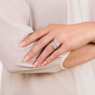 Art Deco 1.75 Carat Diamond Ring - GIA G VS1
