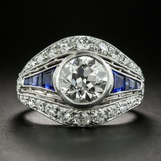 Art Deco 1.78 Carat Diamond Engagement Ring  - GIA I VS2 - 2