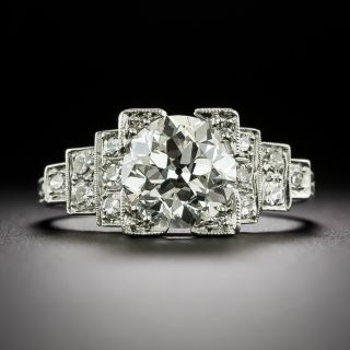 Art Deco 1.99 Carat Diamond Ring - GIA H VVS2 - 3