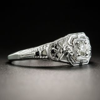 Art Deco .20 Carat Diamond Engagement Ring