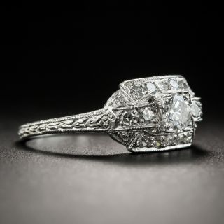 Art Deco .25 Carat Diamond Platinum Engagement Ring