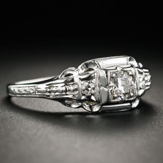 Art Deco .25 Carat Diamond Ring