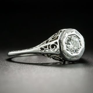 Art Deco .25 Carat Diamond Solitaire
