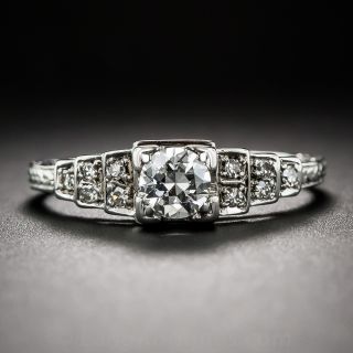 Art Deco .30 Carat Diamond Engagement Ring