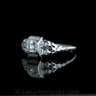 Art Deco .30 Carat Diamond Ring