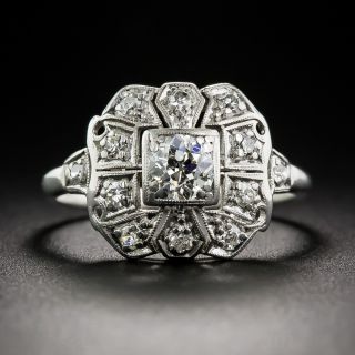 Art Deco .38 Carat Diamond Ring