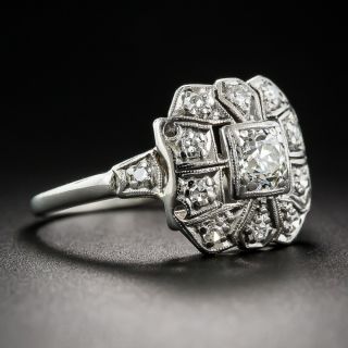 Art Deco .38 Carat Diamond Ring