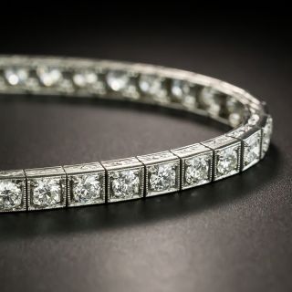 At Deco 4.65 Carat Total Diamond Line Bracelet - 4