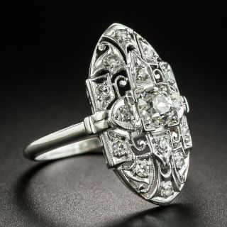 Art Deco .45 Carat Diamond Dinner Ring