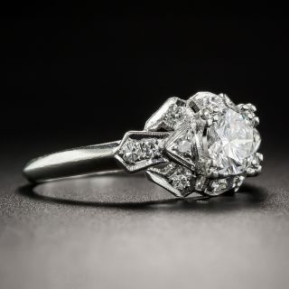 Art Deco .47 Carat Diamond Engagement Ring