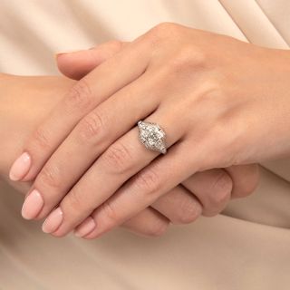 Art Deco .50 Carat Diamond Engagement Ring