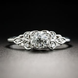 Art Deco .50 Carat Diamond Engagement Ring