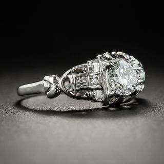 Art Deco .50 Carat Diamond Engagement Ring