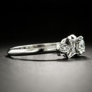 Art Deco .50 Carat Diamond Engagement Ring -  GIA G VVS 2