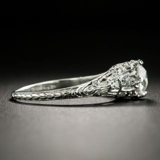 Art Deco .60 Carat Diamond Engagement Ring - GIA J VS2