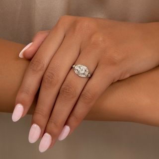 Art Deco .65 Carat Diamond Engagement Ring