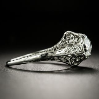 Art Deco .67 Carat Diamond Solitaire Engagement Ring - GIA H VS2