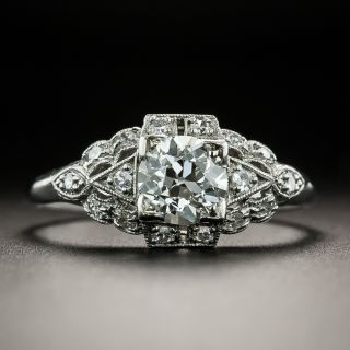 Art Deco .70 Carat Diamond Engagement Ring - GIA J VS2 - 2