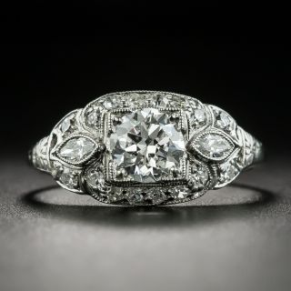 Art Deco.72 Carat Diamond Engagement Ring - GIA E SI1 - 2