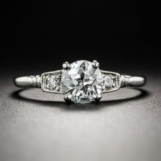 Art Deco .75 Carat  Diamond Ring - GIA I VS1