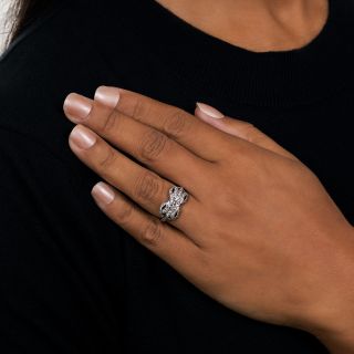 Art Deco .79 Carat Diamond Engagement Ring - GIA E VS2