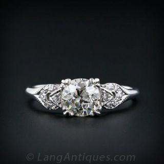 Estate Diamond Engagement Ring 1930s