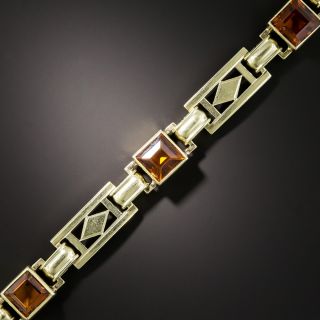Art Deco Citrine Bracelet