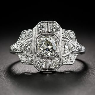 Art Deco Diamond and Platinum Ring