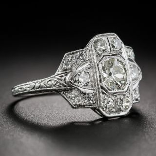 Art Deco Diamond and Platinum Ring