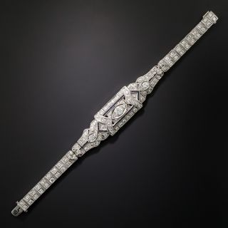Art Deco Diamond and *Sapphire Bracelet - 3