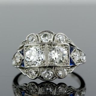 Art Deco Diamond Dinner Ring
Estate Jewelry 