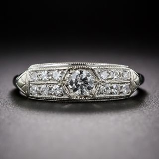 Art Deco Diamond Band Ring