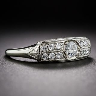 Art Deco Diamond Band Ring