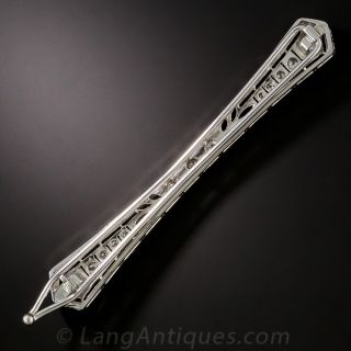 Art Deco Diamond Barrette