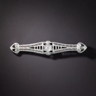 Art Deco Diamond Barrette - 2