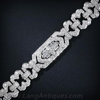 Art Deco Diamond Bracelet