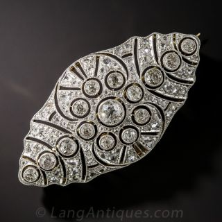 Art Deco Diamond Brooch