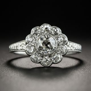 Art Deco Diamond Cluster Ring