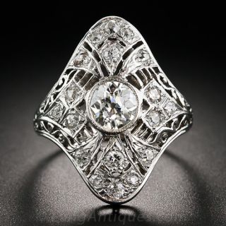 Art Deco Diamond Dinner Ring