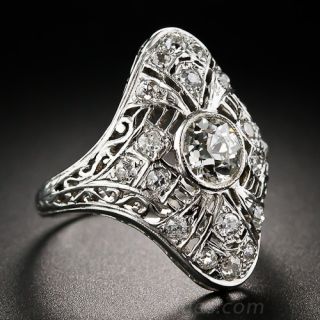 Art Deco Diamond Dinner Ring