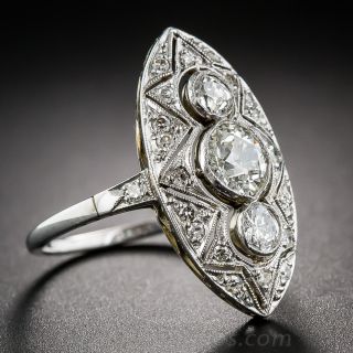 Art Deco Diamond Dinner Ring