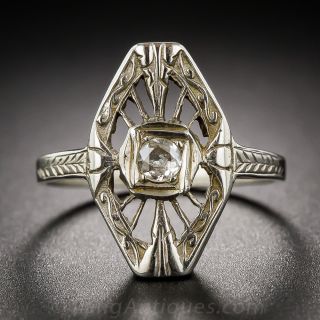 Art Deco Diamond Dinner Ring